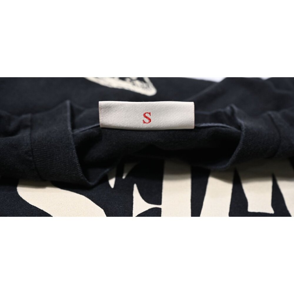 Cherry LA Black Tee with White "American West" Eagle Graphic - Picture 7 of 9
